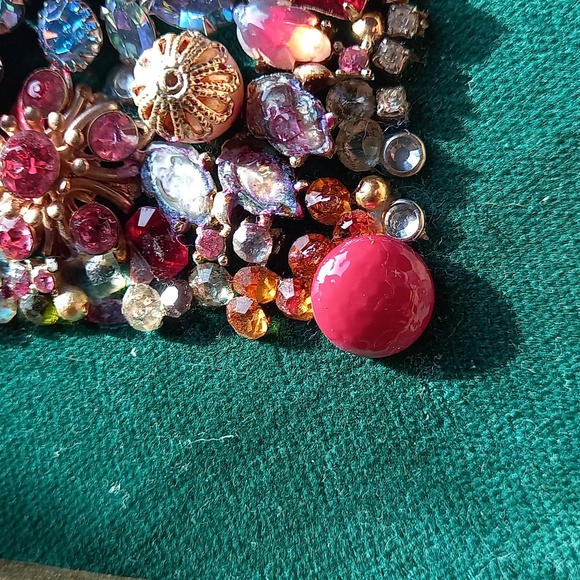 Vintage Homemade Costume Jewelery Art - Picture 5 of 7